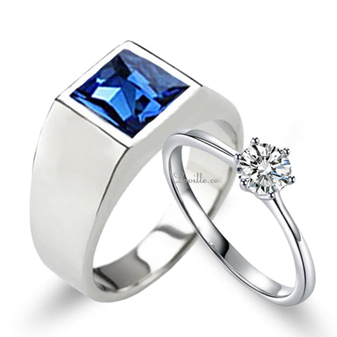 Futurist Love Band (Sapphire Blue)