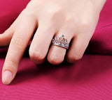 Exquisite Tiara Crown Ring (Adjustable) - Loville.co