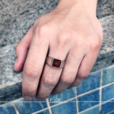 (Ruby Red) Futurist Ring - Loville.co