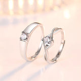 Zinna Love Couple Rings (Adjustable) - Loville.co