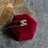 H Crystal Necklace