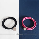 Chisel Round Leather Bracelet