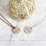 Shay Round Couple Necklace