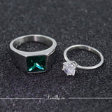Futurist Love Band (Emerald Green)