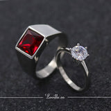 Futurist Love Band (Ruby Red)