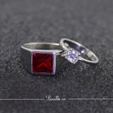 Futurist Love Band (Ruby Red)