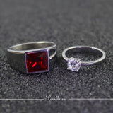Futurist Love Band (Ruby Red)