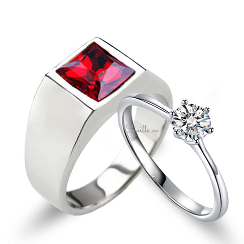 Futurist Love Band (Ruby Red)