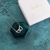 Gloria Interlock Heart Necklace