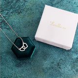 Gloria Interlock Heart Necklace