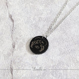Hay Round Engravable Necklace