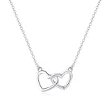 Gloria Interlock Heart Necklace