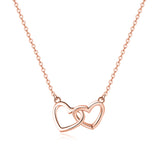 Gloria Interlock Heart Necklace