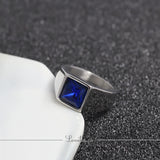 (Sapphire Blue) Futurist Ring - Loville.co