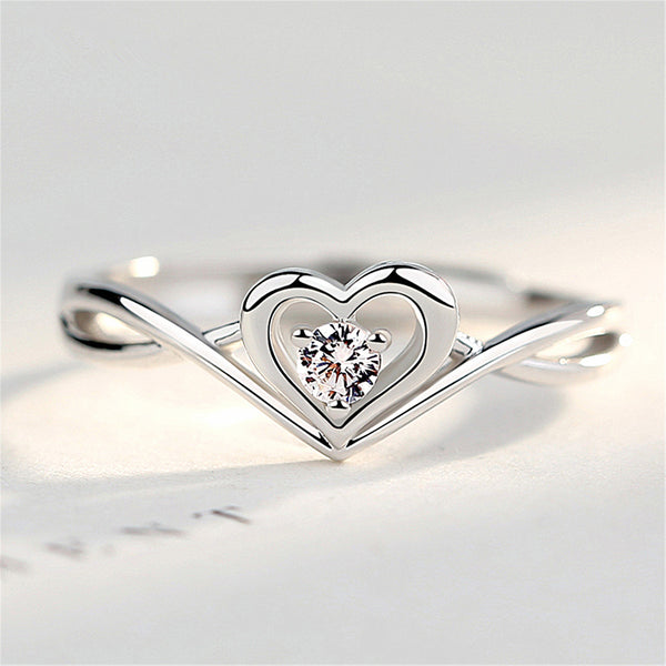 Adjustable on sale love ring
