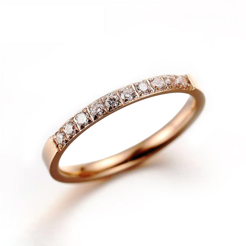 (Rose Gold) Yumie Engagement Ring - Loville.co