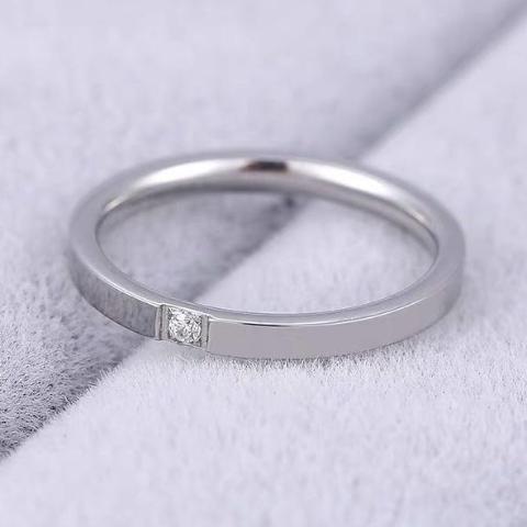 (Silver) Ally Engagement Ring - Loville.co