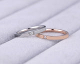 (Rose Gold) Ally Engagement Ring - Loville.co
