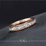 (Rose Gold) Swift Engagement Ring - Loville.co