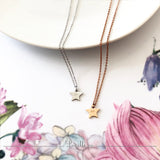(Rose Gold) Star Engravable Necklace - Loville.co