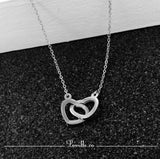 (Silver) Gloria Interlock Love Necklace - Loville.co